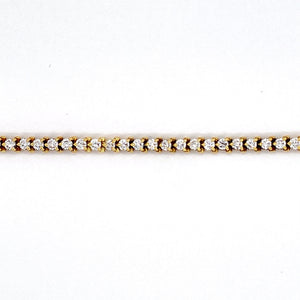 Estate - 18KY Diamond Bracelet