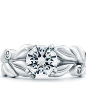 Load image into Gallery viewer, 14KW Gold "Flora" Engagement Ring