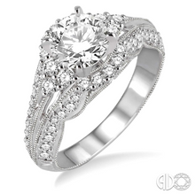 Load image into Gallery viewer, 14KW Gold Engagement Ring Two Piece set

