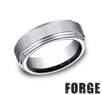 This Men's 8.0mm Band Features the Alternative Metals Cobalt and Chrome  Finger Size 10