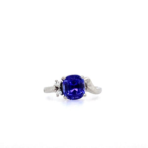 14KW Tanzanite and Diamond Ring