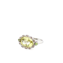 Load image into Gallery viewer, 14KW Green Quartz Ring
