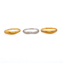 Load image into Gallery viewer, 18K Free Form Stackable Ring
