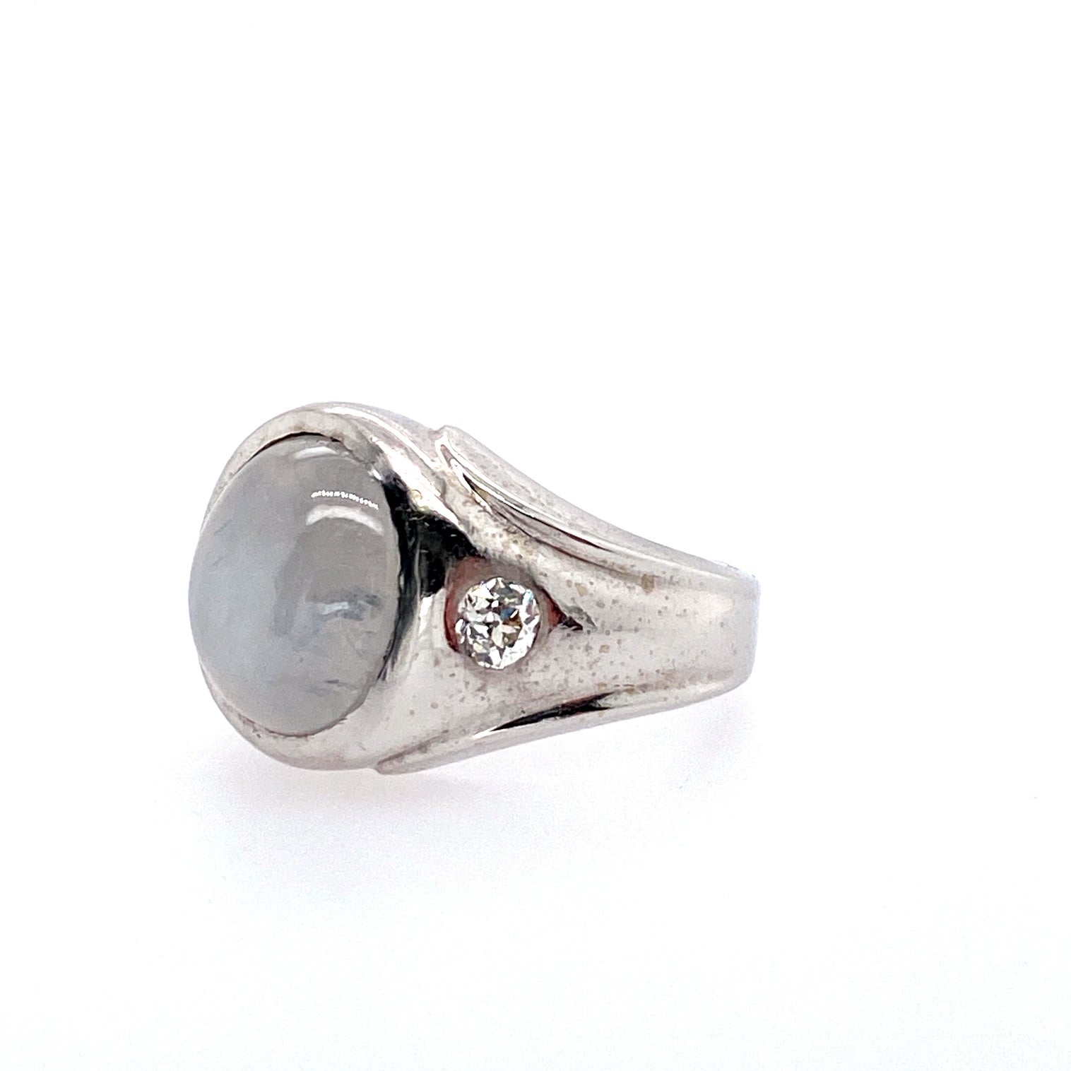 Grey star sapphire ring store