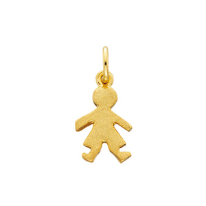 mommy chic yellow gold plated over sterling silver boy charm