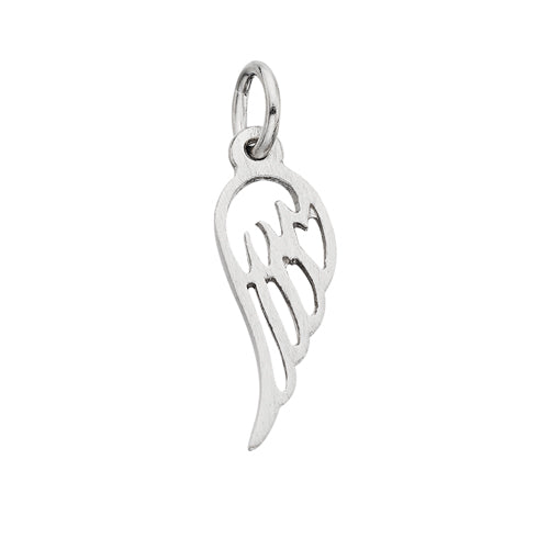 mommy chic sterling silver wing charm