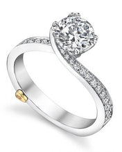 Load image into Gallery viewer, 14KW &quot;Clarity&quot; Engagement Ring
