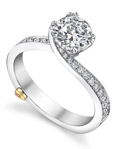 14KW "Clarity" Engagement Ring