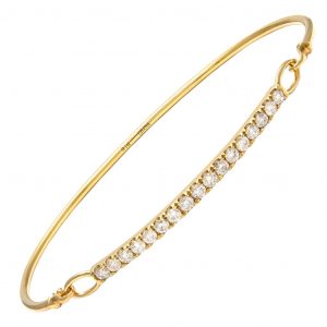 14KY Diamond Bangle Bracelet