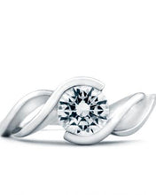 Load image into Gallery viewer, 14KW &quot;Fire&quot; Engagement Ring
